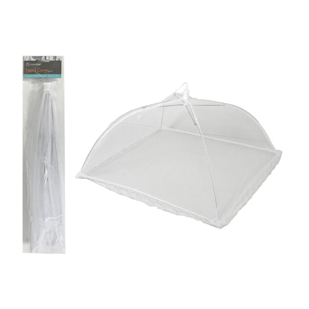 Topchef Plastic Mesh Indoor/Outdoor Food Cover Screen Tent 1240x40cm White (8 Pack) — image 2