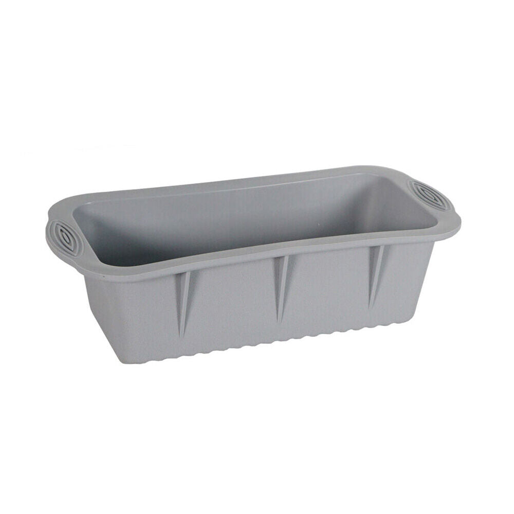 Topchef Silicone Flexible Loaf Tray 25.5x13cm Non-Stick Bread Mold Grey — image 2