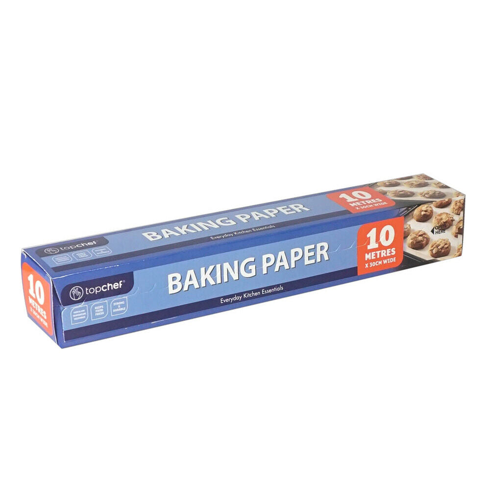 Topchef Non-Stick Heat Resistant Baking Paper Sheet 10m Roll Oven Safe Paper
