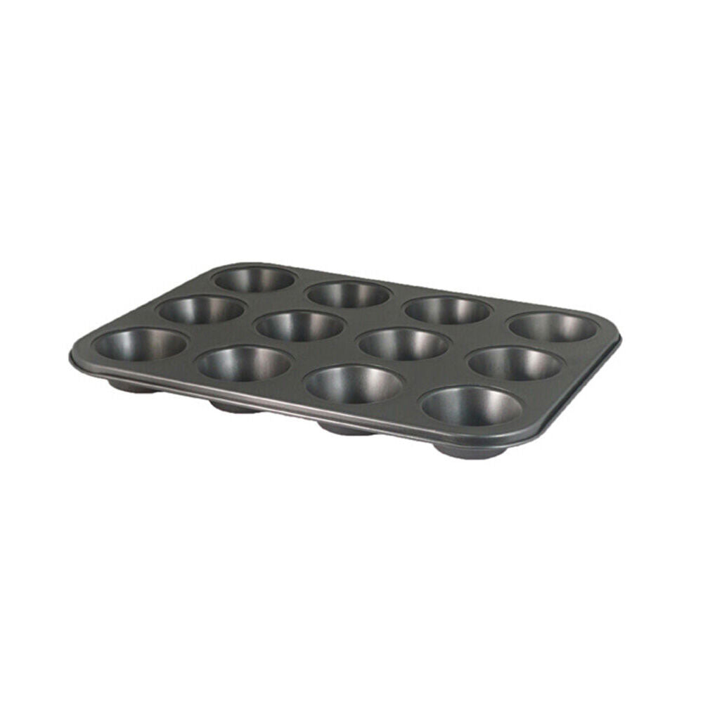 Topchef Non-Stick 12 Cup Carbon Steel Muffin/Cupcake Mold Pan Rectangular — image 2