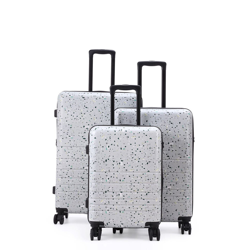 Kate Hill Terrazzo Travel Luggage Set Suitcase Lightweight Grey (4 Pieces) — image 2