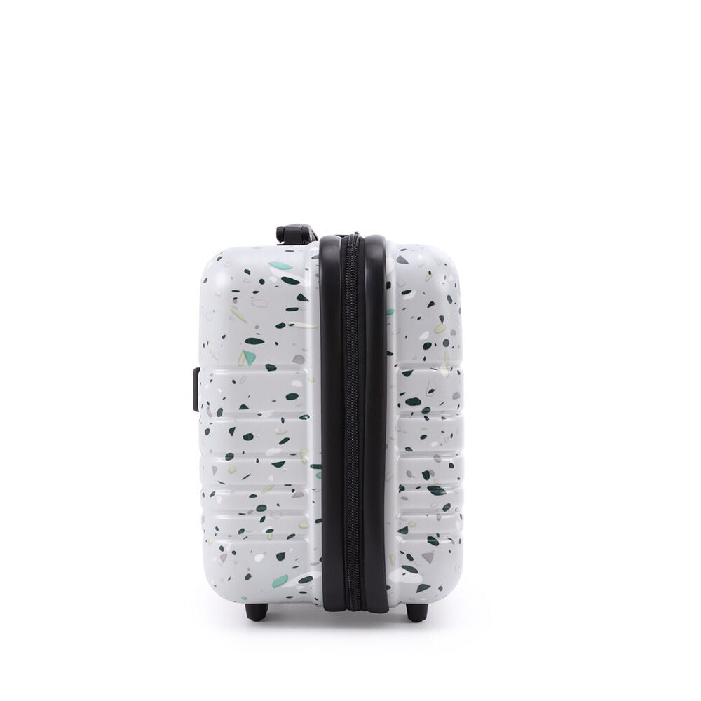 Kate Hill 26x17cm Grey Lightweight Bag Terrazzo Travel Beauty Case Women's — image 3