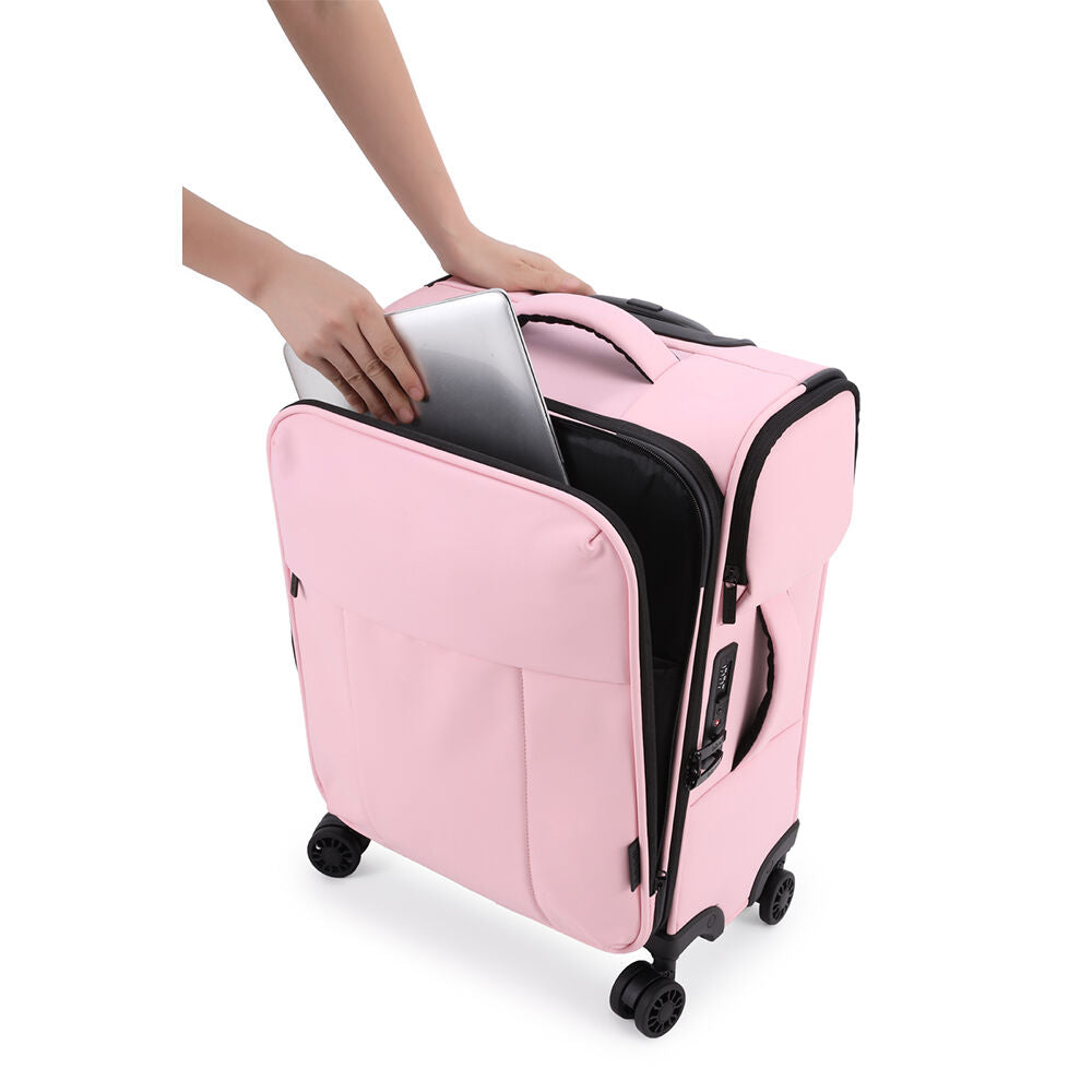 Kate Hill 71x34cm Pink Suitcase Lightweight Willow Large Travel Luggage — image 8