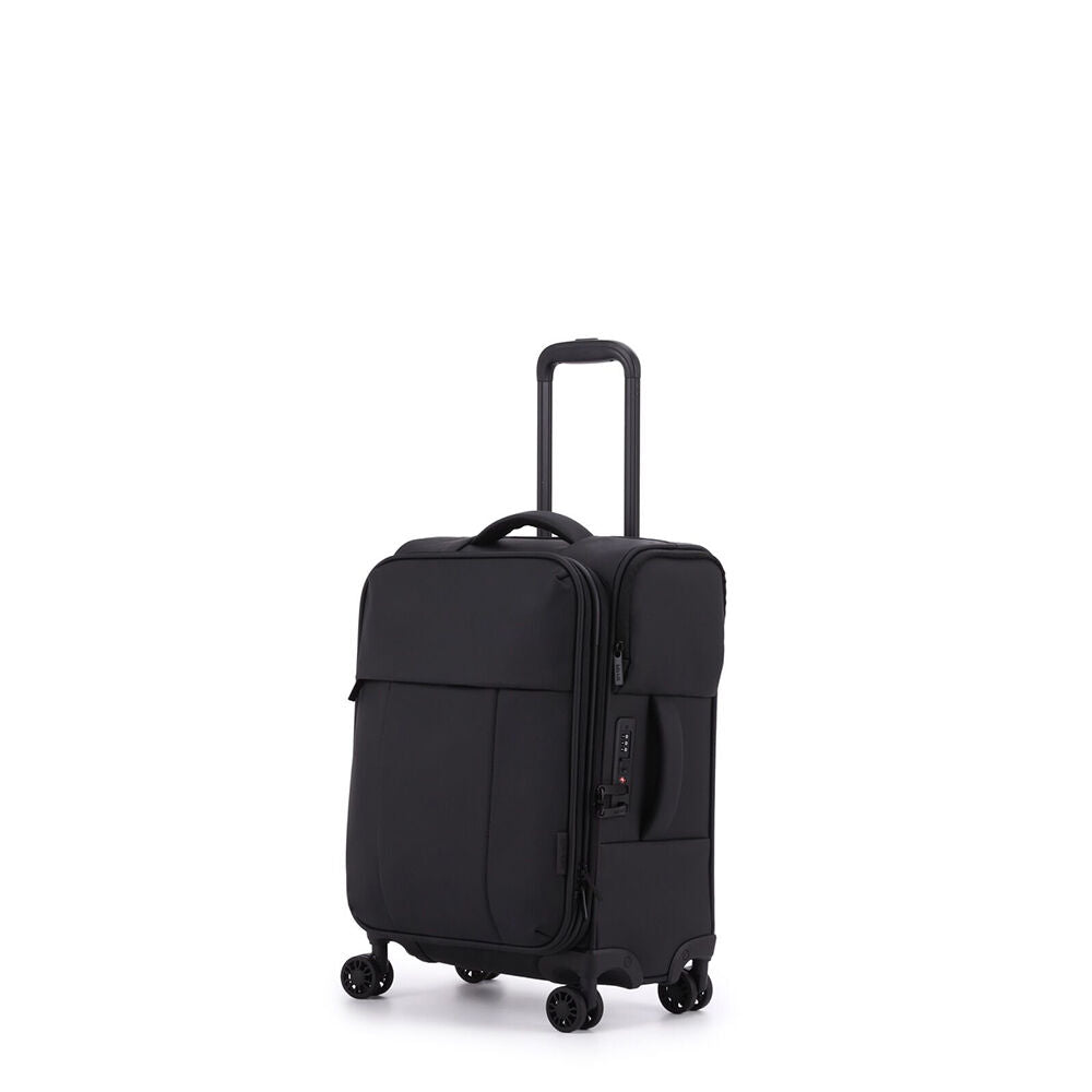 Kate Hill 49x25cm Black Suitcase Lightweight Willow Small Travel Luggage — image 3