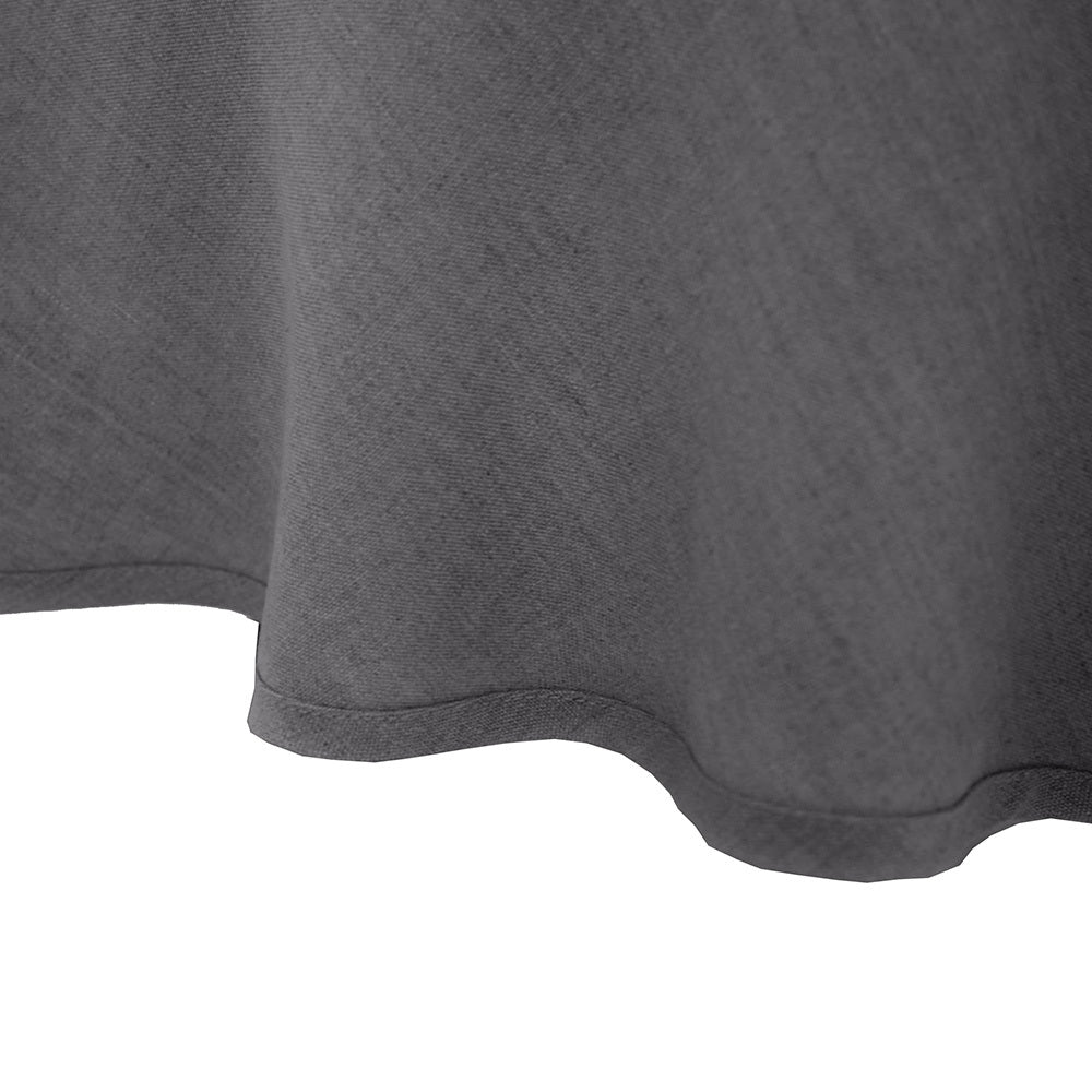 Bambury French Linen Tablecloth Charcoal Round 228cm — image 3