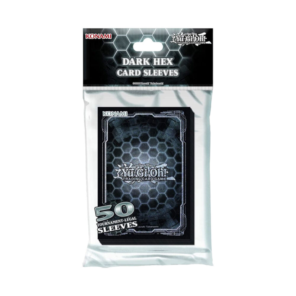 Yu-Gi-Oh! Yu-Gi-Oh Dark Hex Tcg/ccg Trading Card Protector Sleeves Set (50 Pieces)