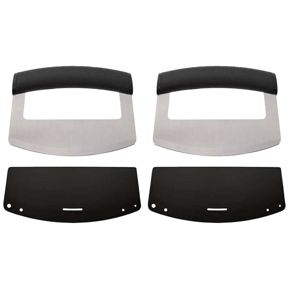 Kitchenaid Wide Handle Mezzaluna Food Chopper/Slicer Onyx Black (2 Pack)