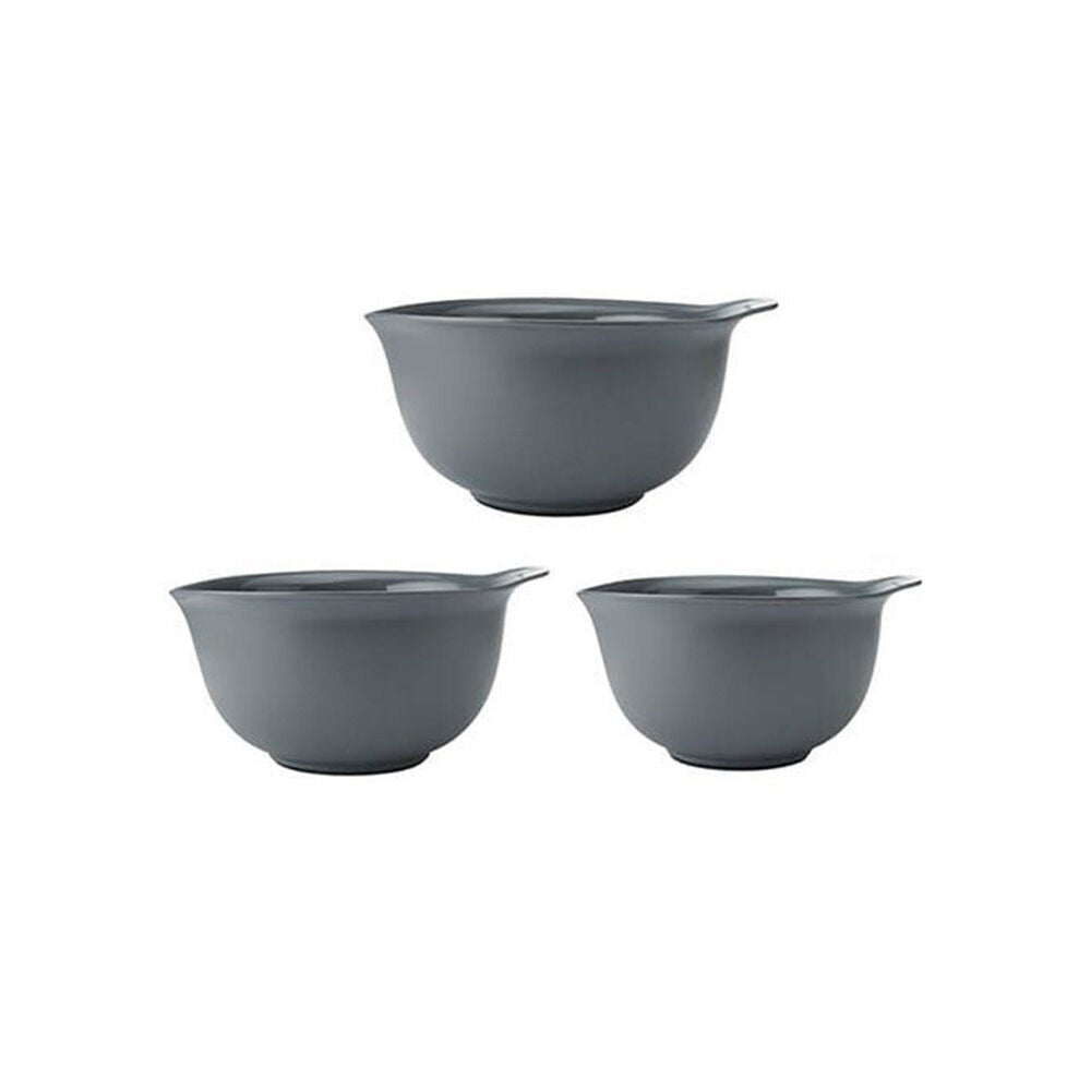 Kitchenaid Non-Slip Cooking Utensil Mixing Bowls Sleeved Charcoal Grey (3 Pieces) — image 3