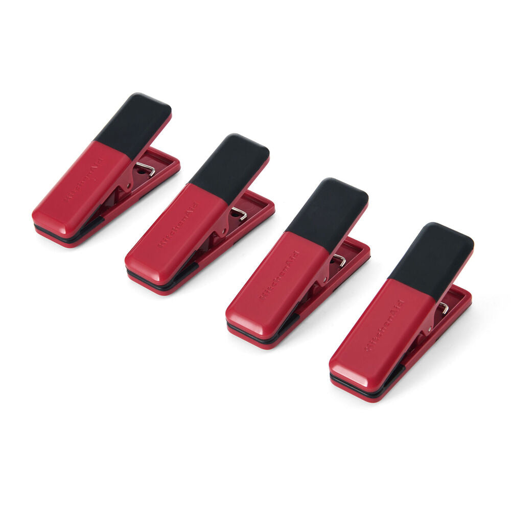 Kitchenaid Kitchen Clips Pantry Accessory Seal Food Bags Empire Red (4 Pieces)