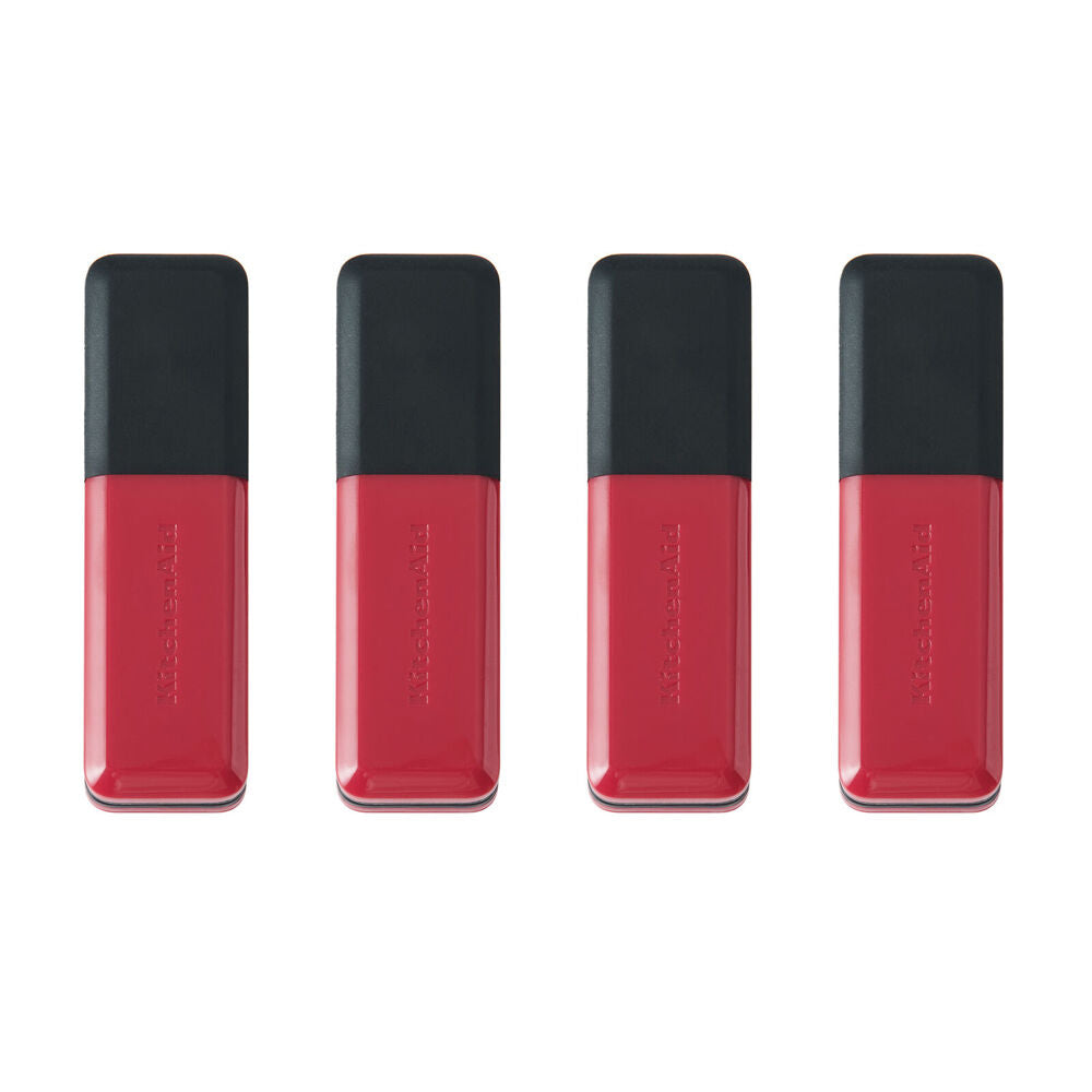 Kitchenaid Kitchen Clips Pantry Accessory Seal Food Bags Empire Red (4 Pieces) — image 3