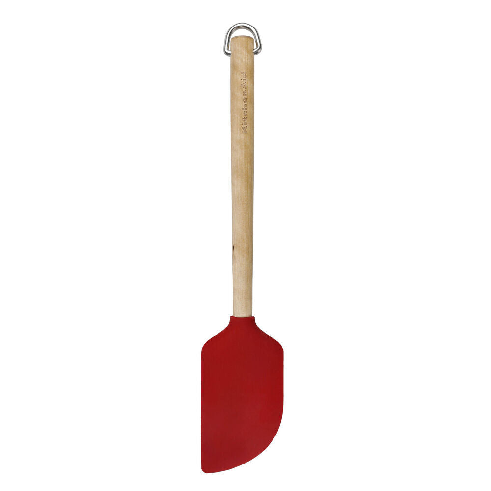 Kitchenaid Birchwood Scraper Spatula Silicon Cooking Utensil Empire Red (2 Pack) — image 2