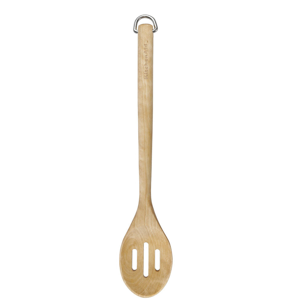 Kitchenaid Birchwood Utensils Set Wooden Kitchen Tools Durable Design w/Hook (4 Pieces) — image 4