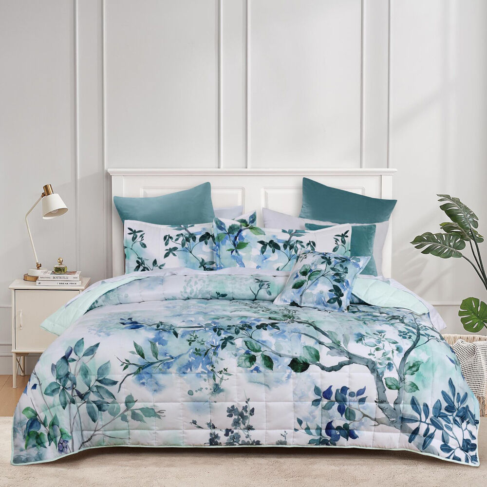 Bianca Woodbury Poly Bedspread Pillowcase Set