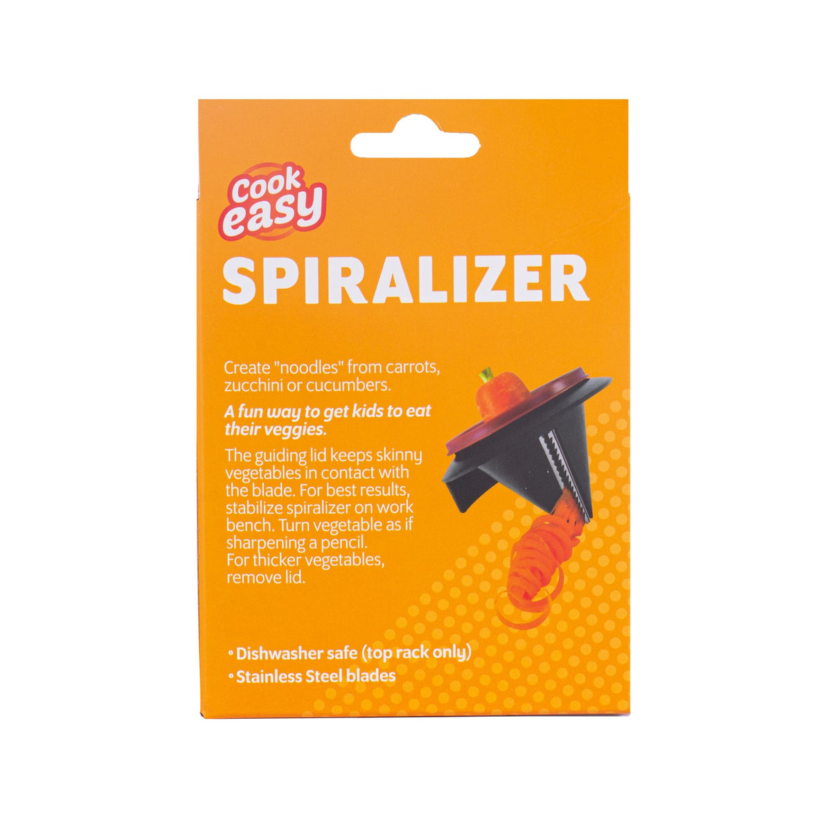 Cook Easy Vegetable Slicer Pasta Maker Spiral Salad Cutter Spiralizer Black — image 3