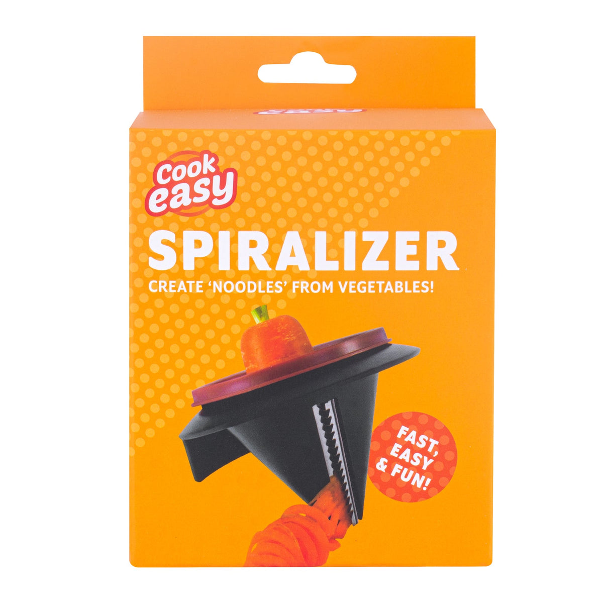 Cook Easy Vegetable Slicer Pasta Maker Spiral Salad Cutter Spiralizer Black — image 2