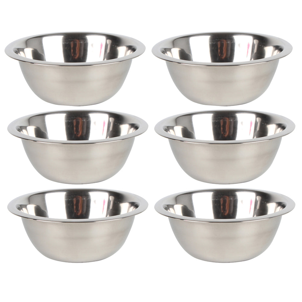 Urban Kitchen Stainless Steel Mixing Bowl Quality Durable Design 900ml 19cm (6 Pack)