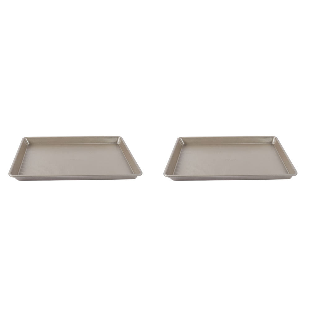 Urban Kitchen Rose Gold Cooking Baking Tray 46x33cm (2 Pack)