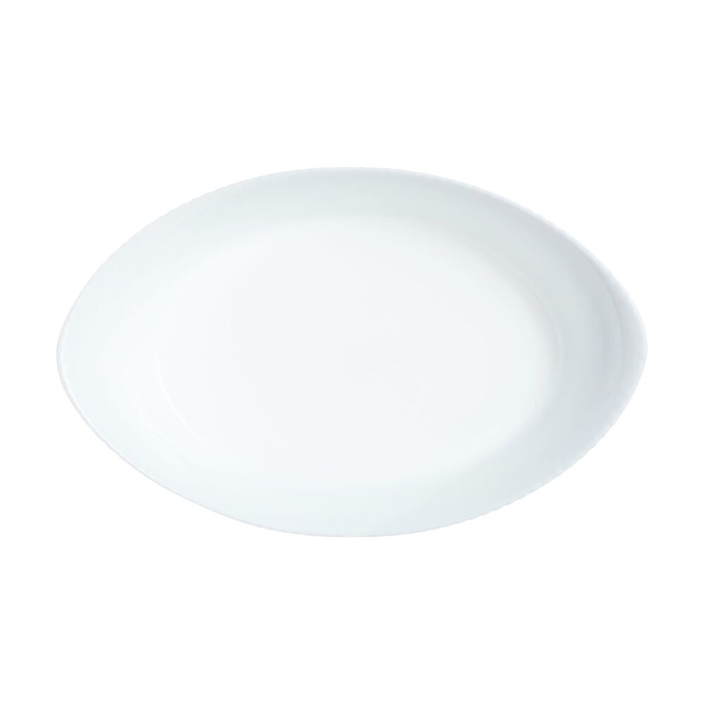 Luminarc Smart Wavy Oval Baking Dish 32x20cm Bakeware Opal Glass White (2 Pack) — image 4