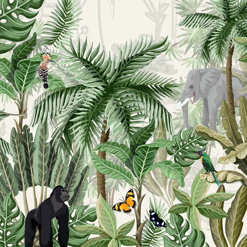 Paper+design Luncheon 3-Ply Napkin Party Tissue Sqr 33x33cm Rainforest (20 Pieces)