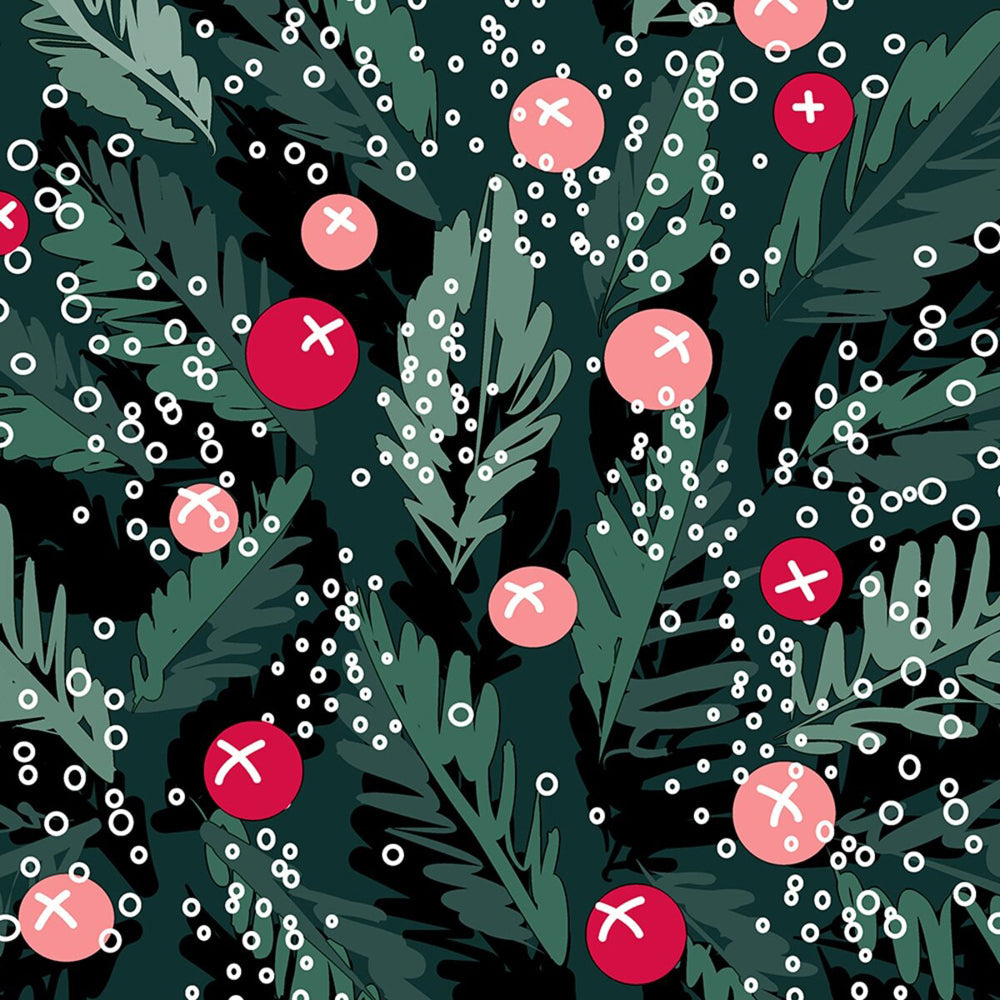Paper+design Luncheon 3-Ply Napkin Party Tissue 33x33cm Flourish Xmas (20 Pieces)
