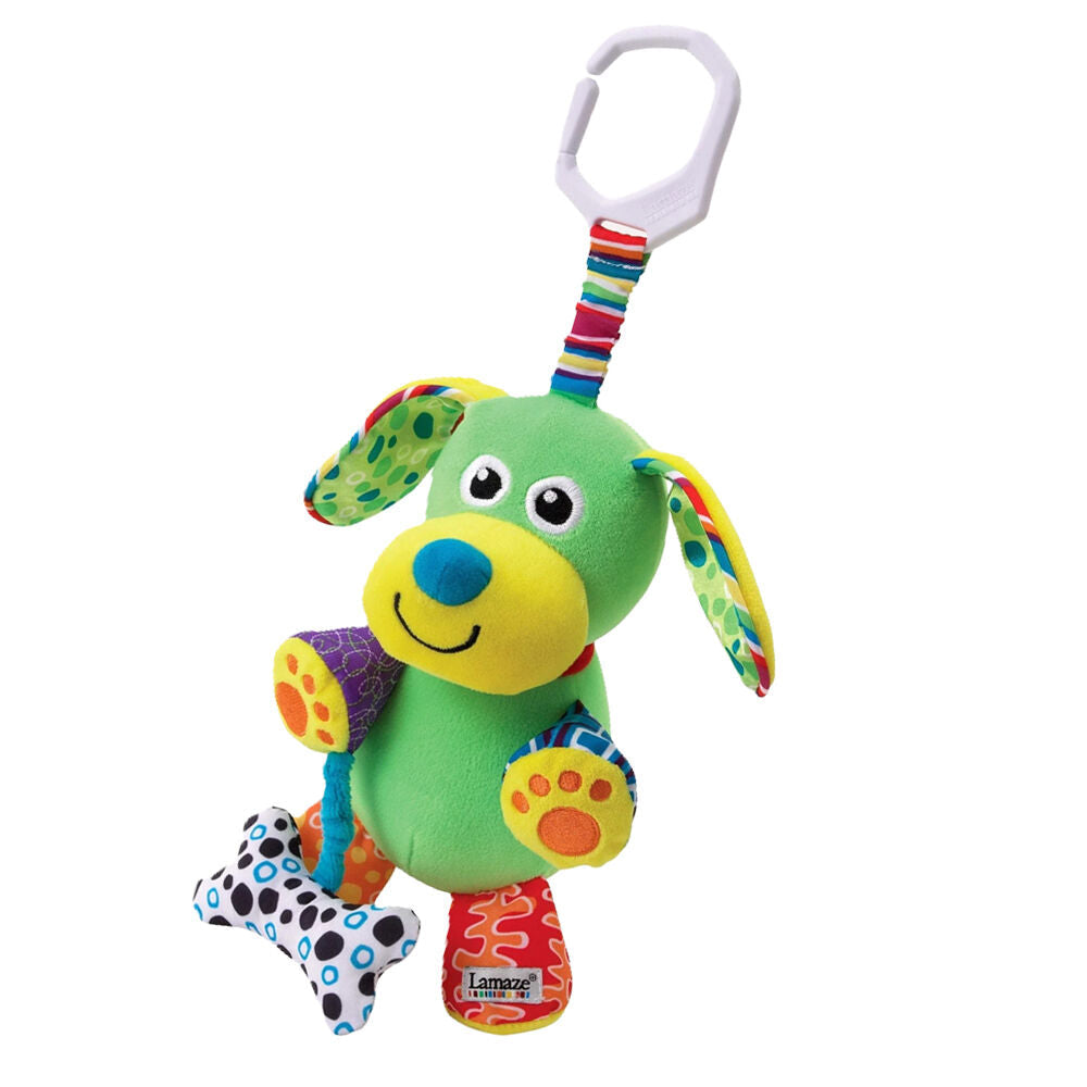 Lamaze Pupsqueak Baby/Infants Soft Toy Colourful Pattern w/Rattle/Sound 0-24m — image 2
