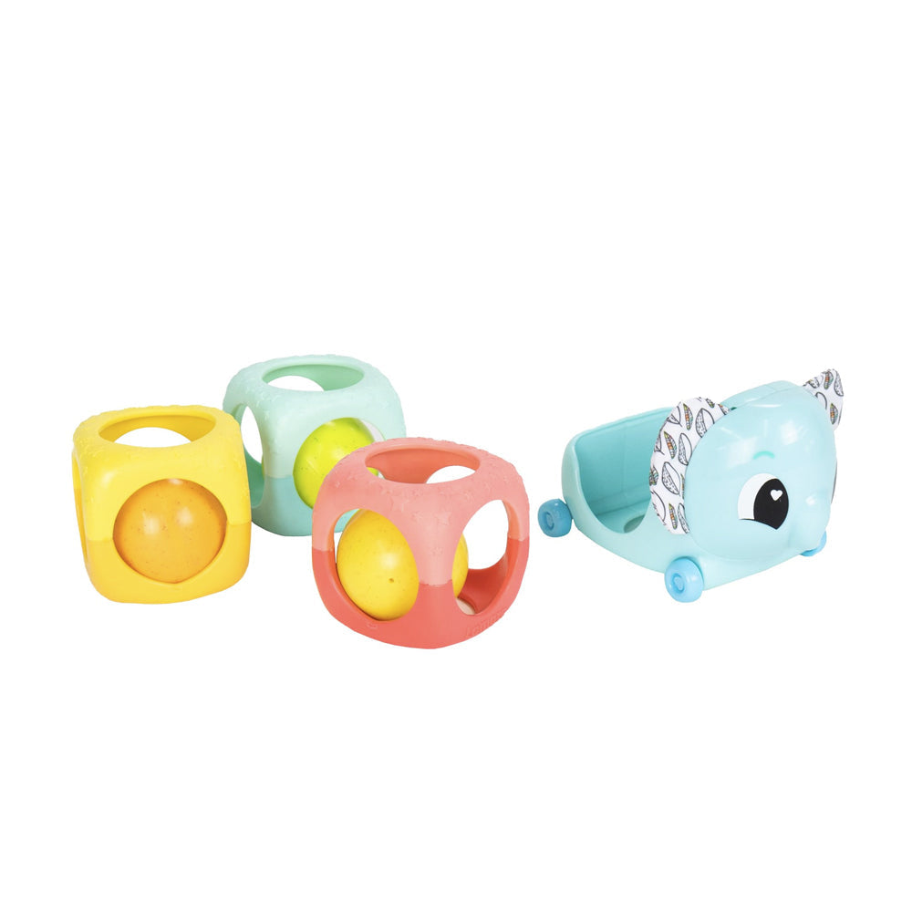 Lamaze Stack & Roll Lock & Block Baby/Newborn Child Rattle Playtoy Set 6m+ — image 2