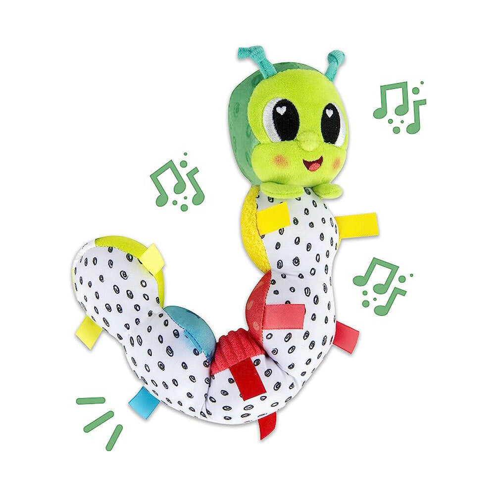 Lamaze Fidget Caterpillar Kids/Childrens Textured Fabric Sensory Toy 0m+