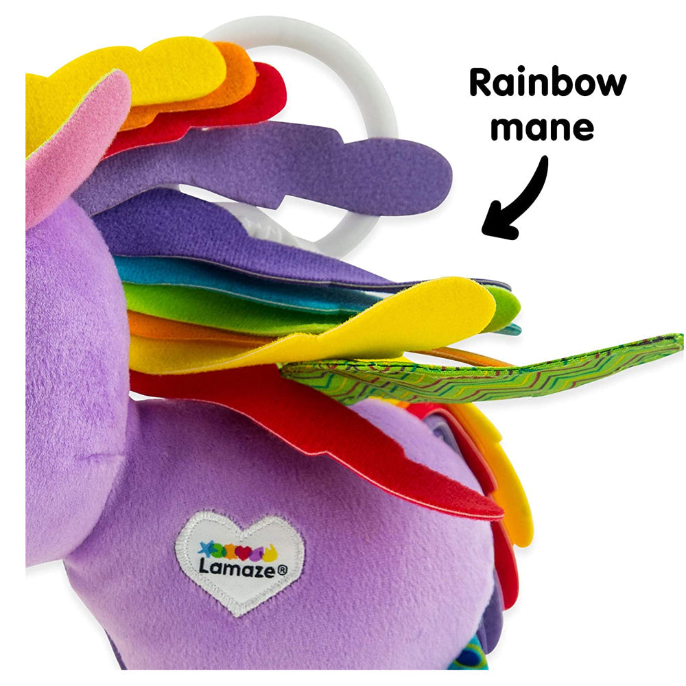 Lamaze Play & Grow 23cm Tilly Twinklewings Unicorn Baby Soft Toy w/ Clip 0m+ — image 2