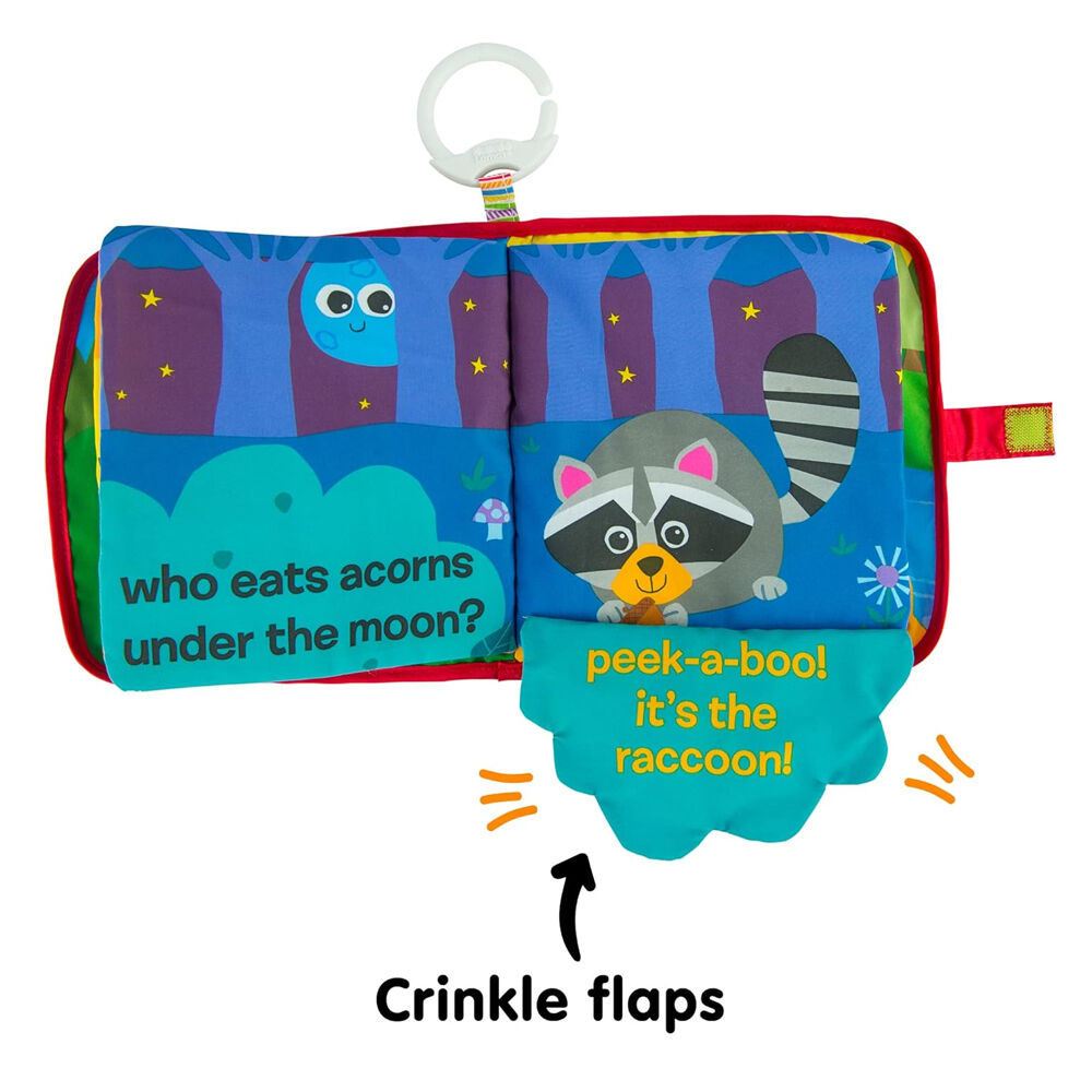 Lamaze Peek-a-Boo Forest Colourful Activity Baby Book Mirror/Texture/Pattern 0+ — image 2