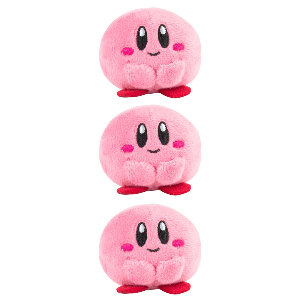 Kirby Plush-Cuties Blind Capsules Collectable Plush Toy 5y+ Assorted (3 Pack)