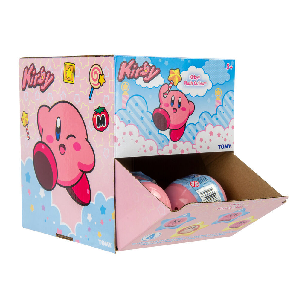 Kirby Plush-Cuties Blind Capsules Collectable Plush Toy 5y+ Assorted (6 Pack)