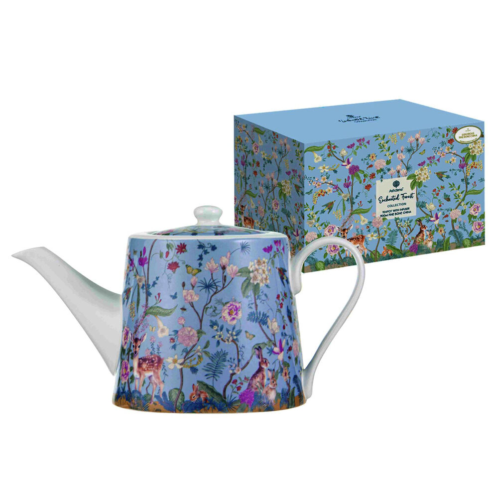 Ashdene 900ml Enchanted Forest Fine Bone China Teapot w/ Infuser Filter — image 2