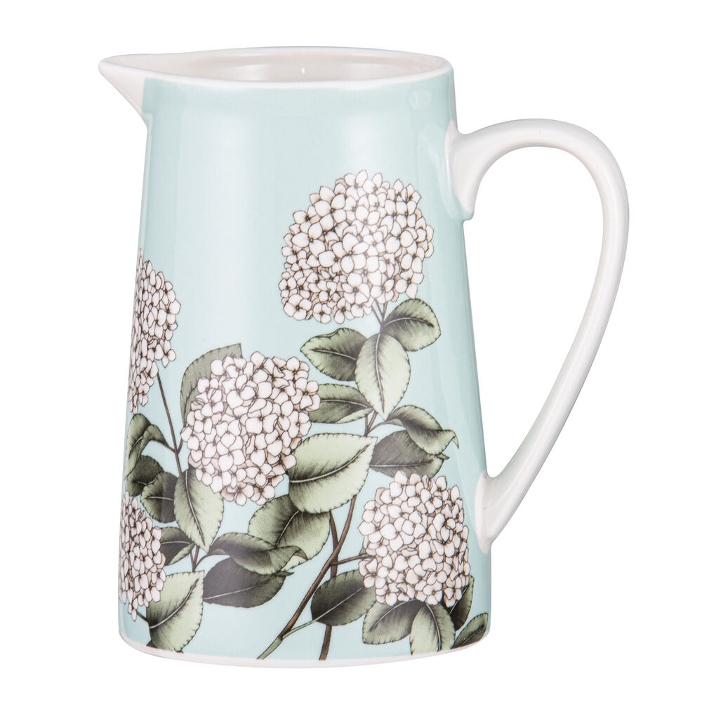 Ashdene 610ml Mint Secret Garden Kitchen Table Pitcher New Bone China Jug
