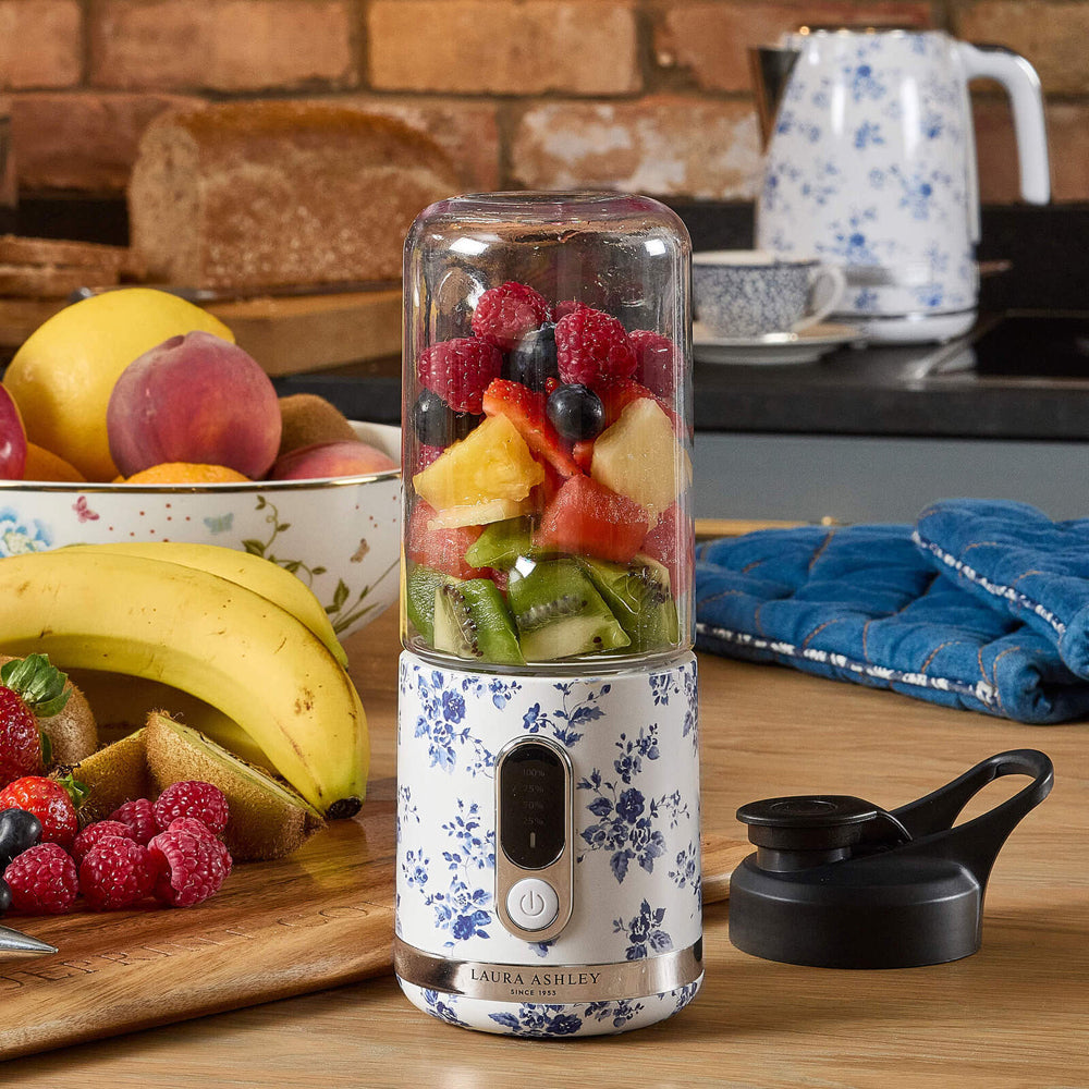 Laura Ashley USB Portable Rechargeable Smoothie Maker Blender China Rose — image 3