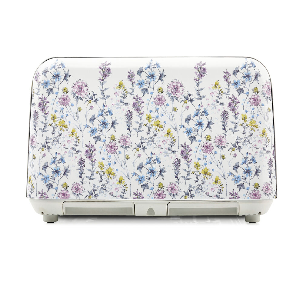 Laura Ashley Stainless Steel 4 Slice Home/Kitchen Compact Toaster Wild Meadow — image 2
