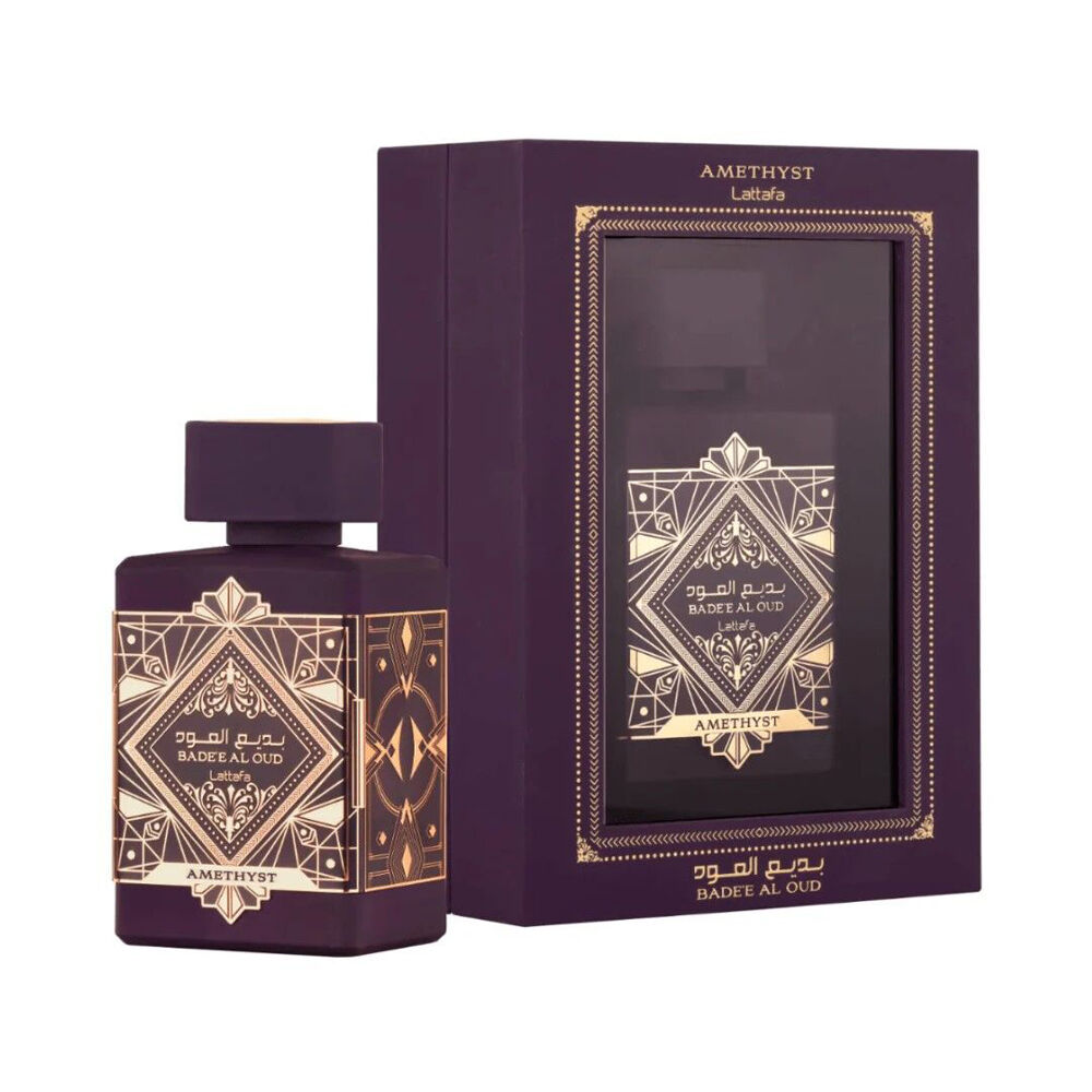 Lattafa 100ml Spray Scent Fragrance Bade’E Al Oud Amethyst EDP For Women