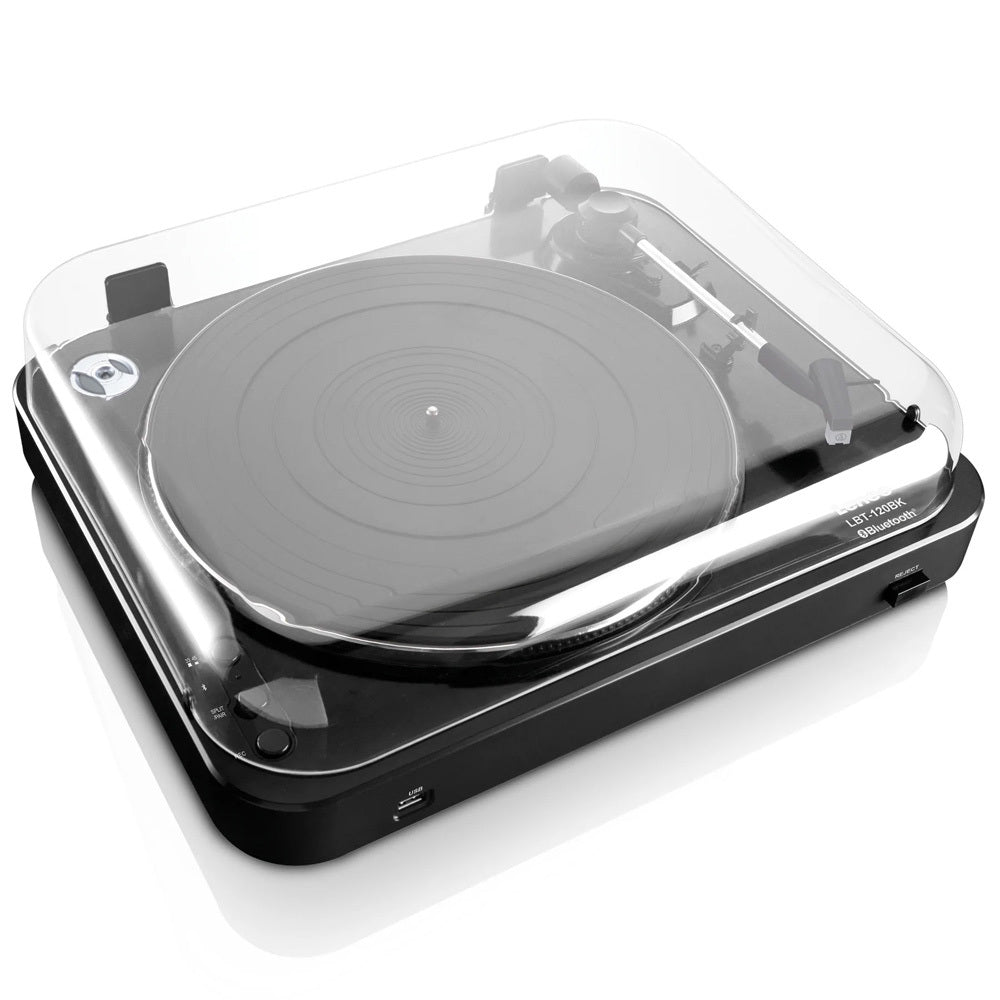Lenco LBT-120BK Turntable Record Vinyl Player w/ Direct Encoding/Bluetooth Black — image 2