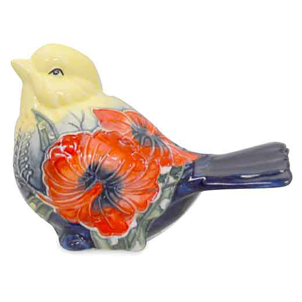 LMD Old Tupton Ware Hibiscus Left Bird Home Room Decor Decorative Statue Ornament
