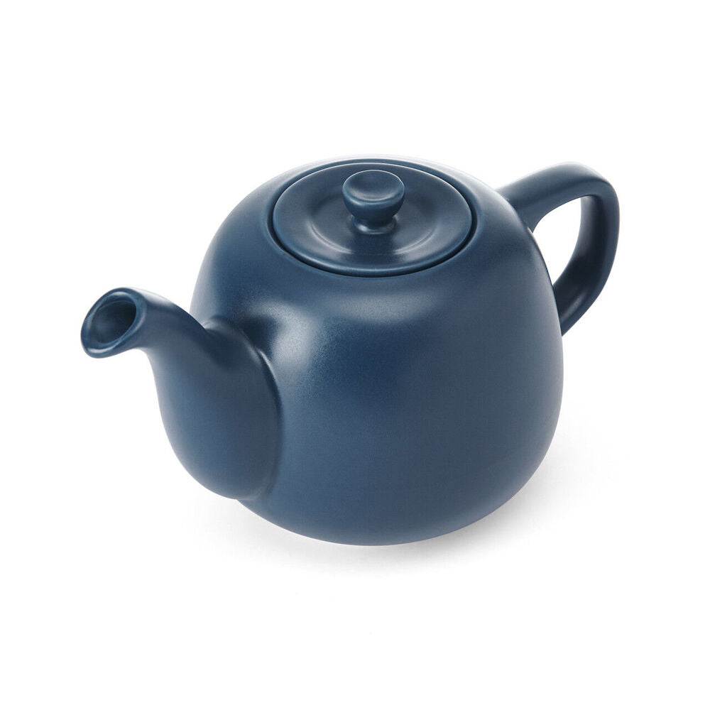 LA Cafetière La Cafetiere Stoneware Classic Teapot Kettle Serving/Brewing Pot 600ml Navy — image 2