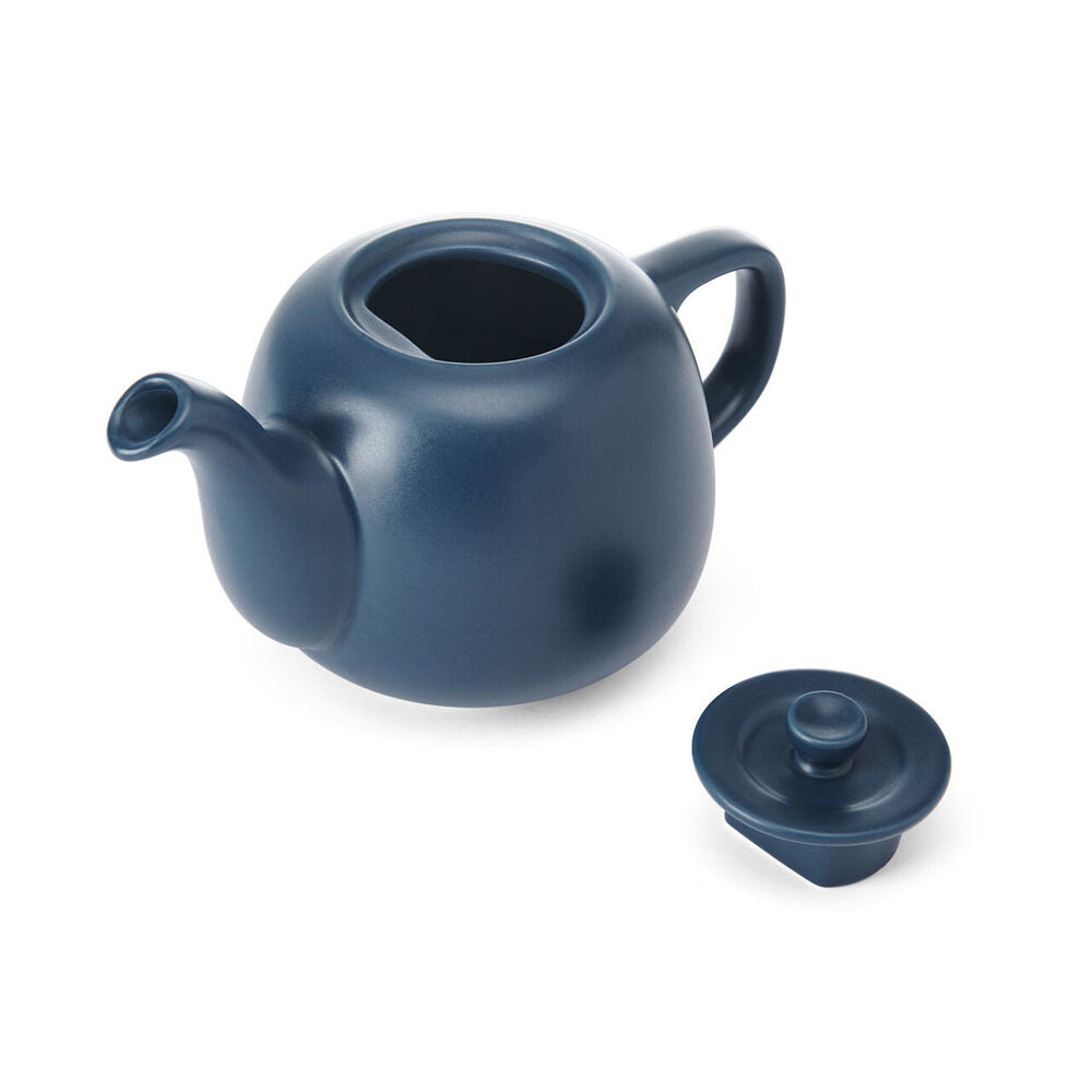 LA Cafetière La Cafetiere Stoneware Classic Teapot Kettle Serving/Brewing Pot 600ml Navy — image 3