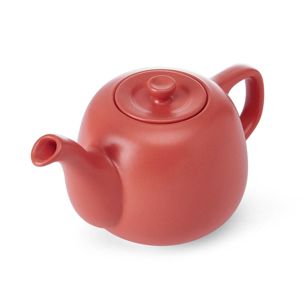LA Cafetière La Cafetiere Stoneware Classic Teapot Kettle Serving/Brewing Pot 600ml Red — image 2