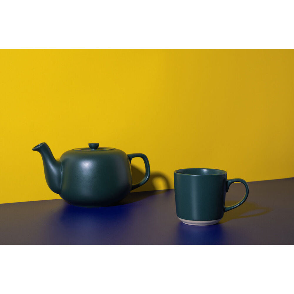 LA Cafetière La Cafetiere Stoneware Classic Teapot Kettle Serving/Brewing Pot 1.2L Green — image 4