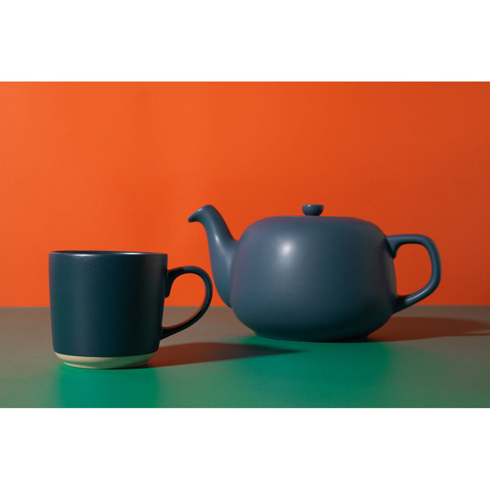 LA Cafetière La Cafetiere Stoneware Classic Teapot Kettle Serving/Brewing Pot 1.2L Navy — image 6