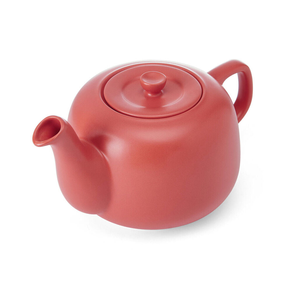 LA Cafetière La Cafetiere Stoneware Classic Teapot Kettle Serving/Brewing Pot 1.2L Red — image 2