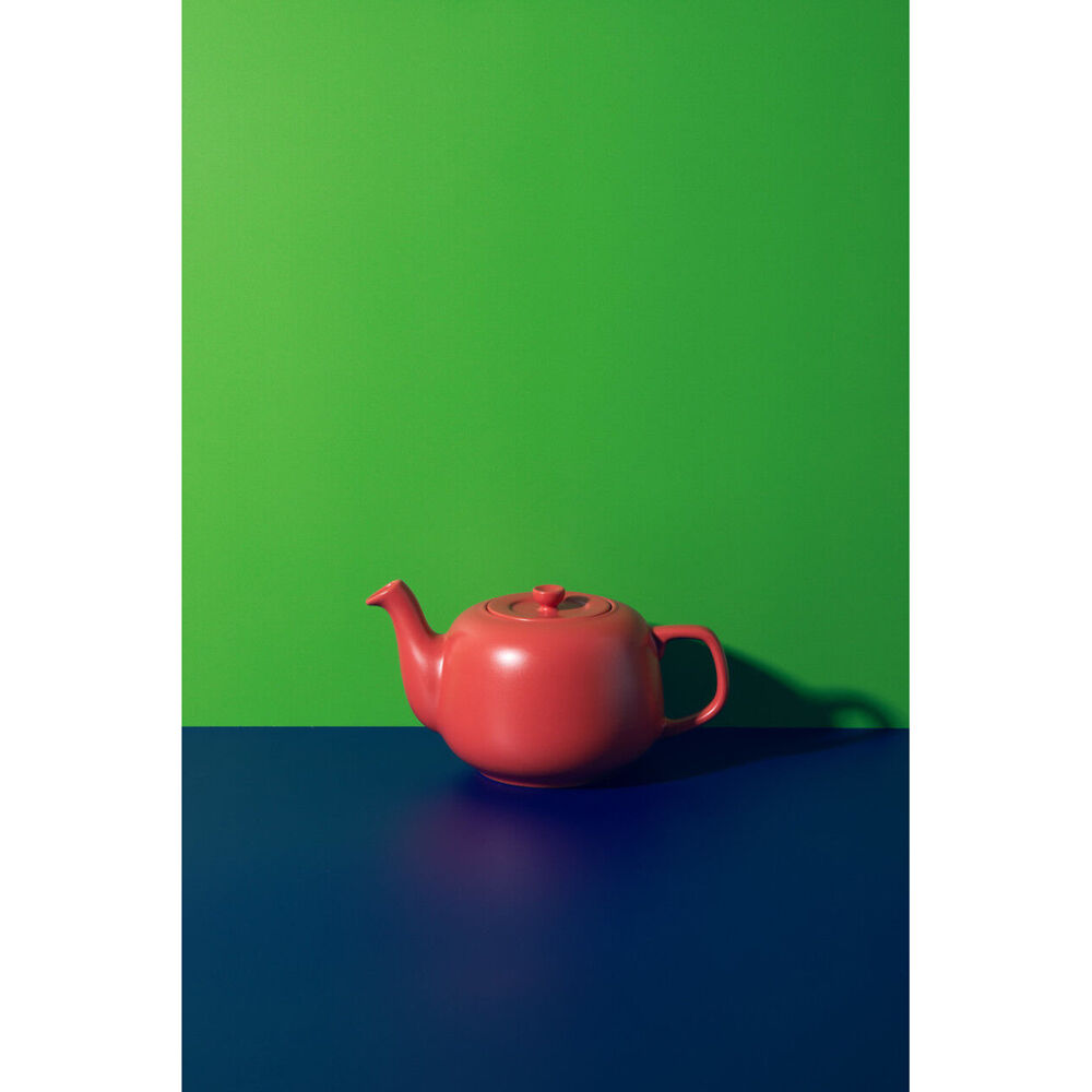 LA Cafetière La Cafetiere Stoneware Classic Teapot Kettle Serving/Brewing Pot 1.2L Red — image 4