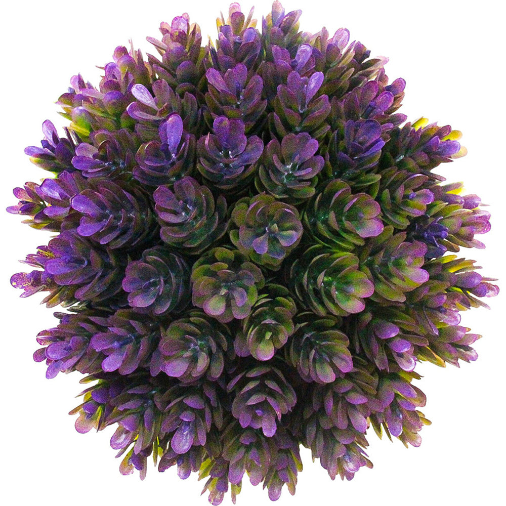 LVD Potted Purple 11cm Formal Moss Small Fake Faux Artificial Plant Home Room Decor — image 2