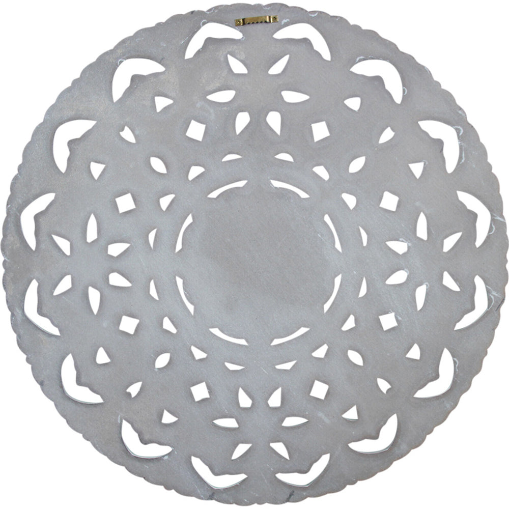 LVD Round MDF 50cm Mandala Decorative Wall Hanging Home Decor Display Large Grey — image 2