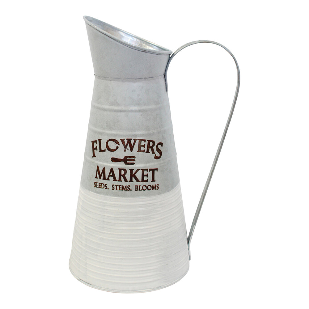 LVD Metal 30cm Watering Jug Flowers Home/Garden Decorative Vitnage Container Tall