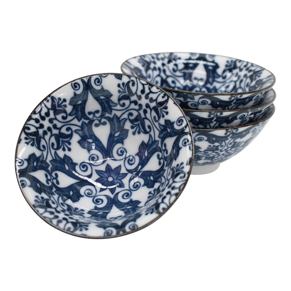 LVD Ceramic 8.5cm Jappa Dip Bowl Roman Round Serving Rice/Soup Dish Dinnerware Blue
