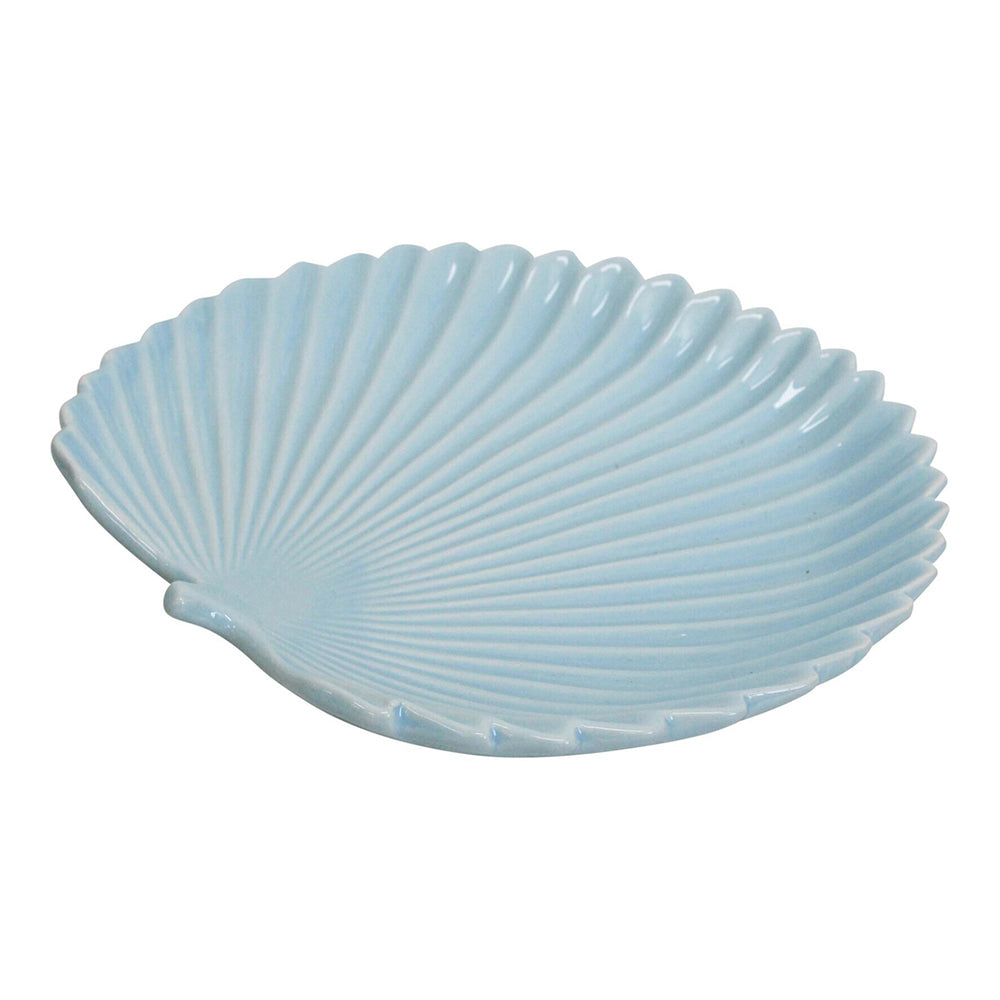 LVD Ceramic 20cm Palm Plate Home/Kitchen Dining Food/Snack Serve Dish Large Blue